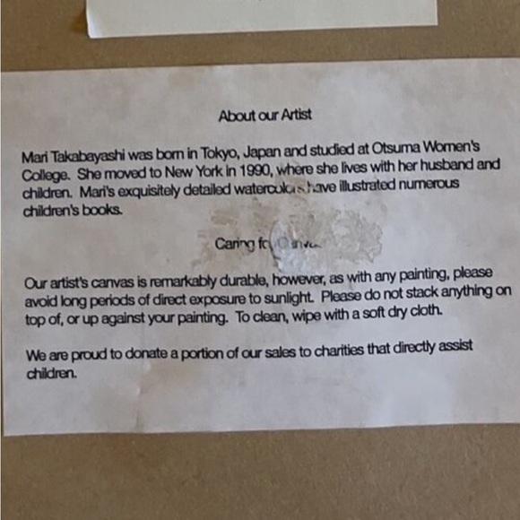 Oopsy Daisy children’s art on canvas by Mari Takabayashi.Girls at lemonade stand - Picture 8 of 11